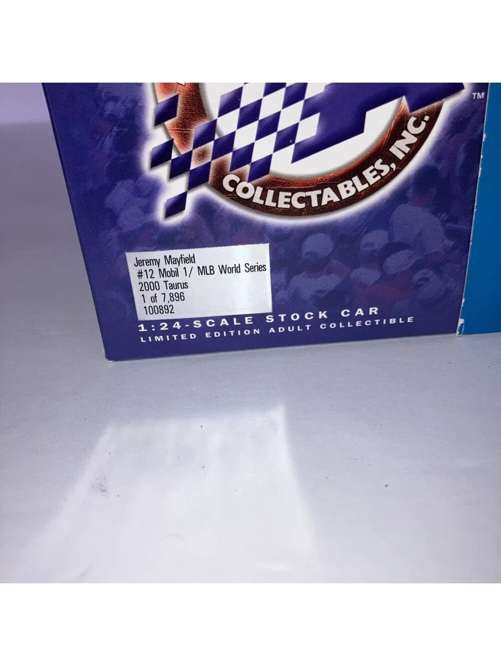 VTG 2000 Jeremy Mayfield Mobil 1 MLB World Series 1/24 Action NASCAR Diecast NEW